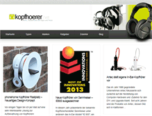 Tablet Screenshot of kopfhoerer.net