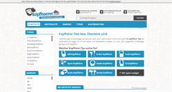 Desktop Screenshot of kopfhoerer.com